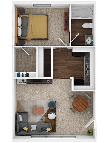 Floor plan 1X1