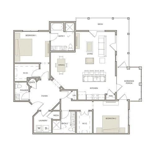 Floor plan B3