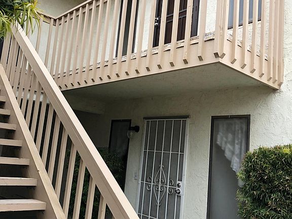 Front balcony of upstairs 2 bed, 2 bath