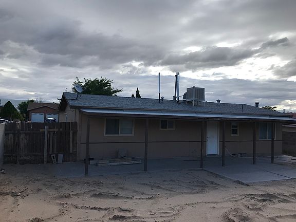 Large fence in backyard