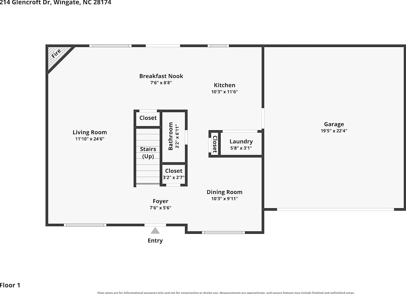 214 Glencroft Dr Wingate, NC 28174 — Photo 2