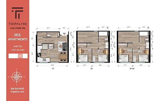 Floor plan Townhouse B