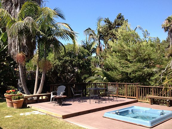 tropical oasis with spa