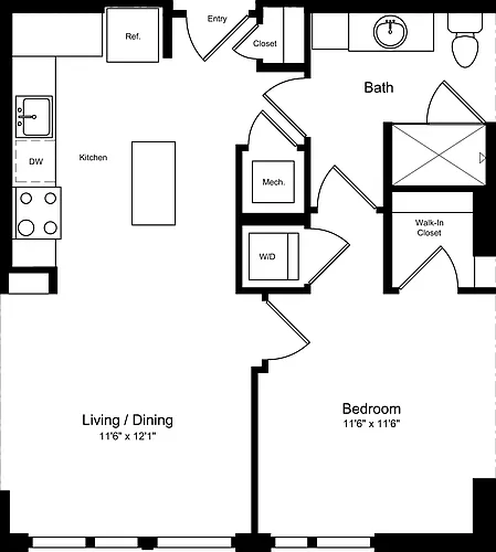 Floor plan A06