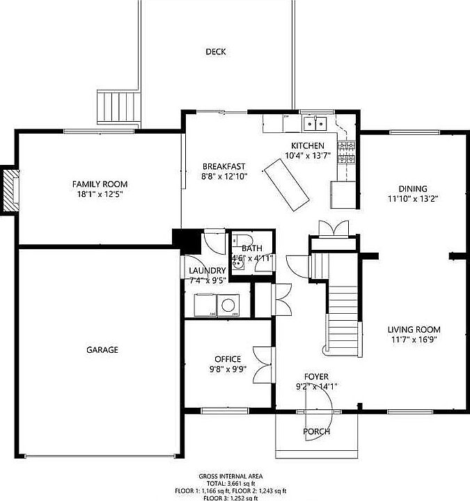 Main Level floor plan