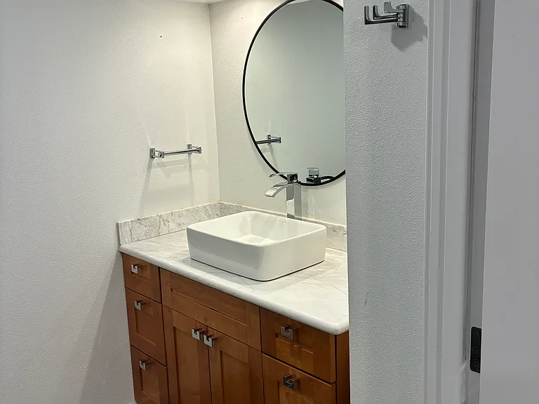 Basement bathroom