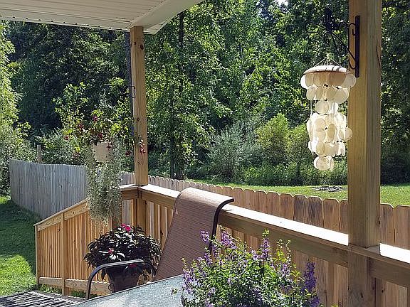 deck and table