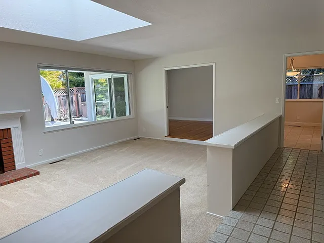 Living Room to TV Room to Kitchen