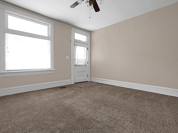 Living room looking back at front door