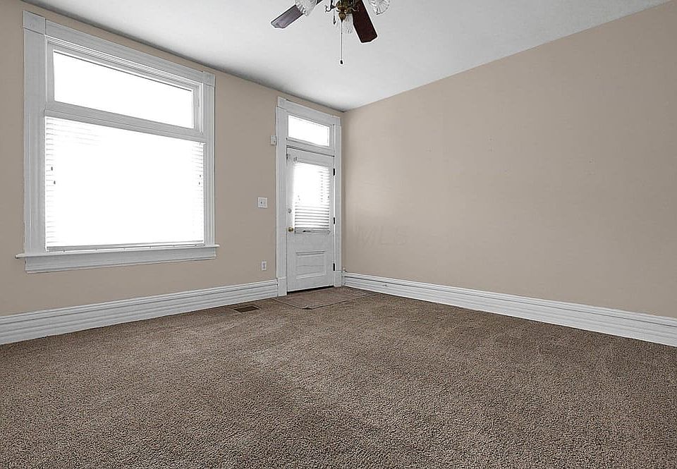 Living room looking back at front door