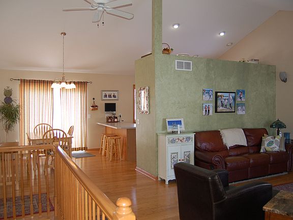 Open concept floor plan