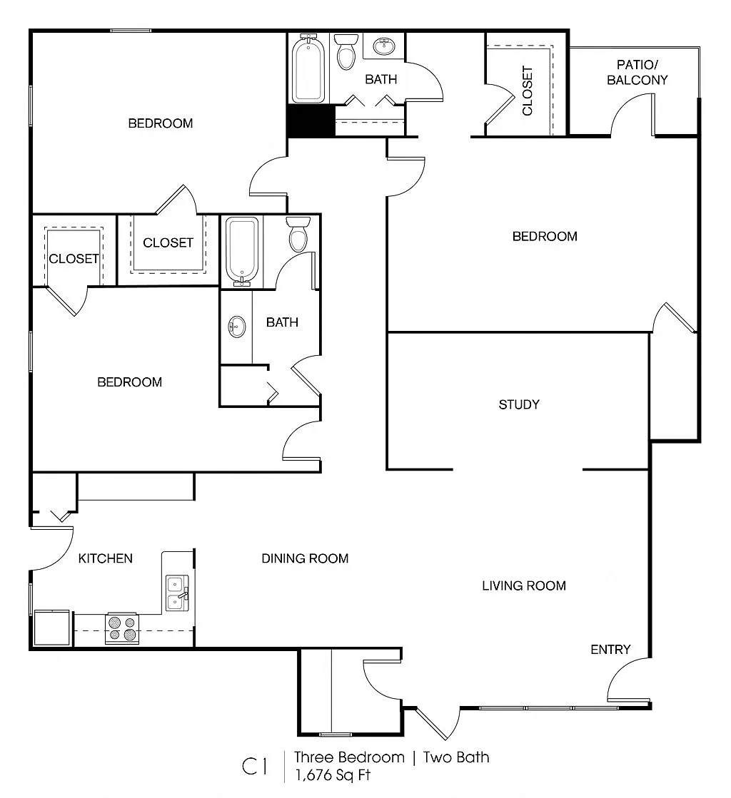 Floor plan C1