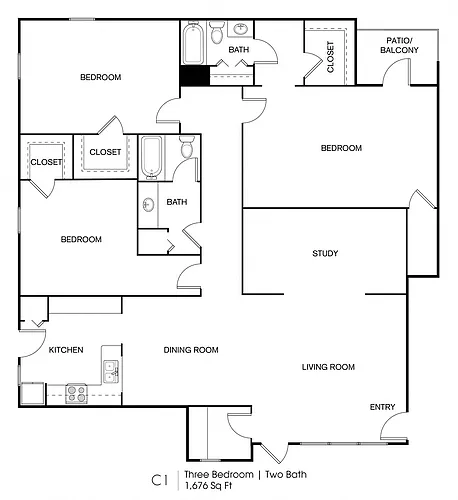 Floor plan C1