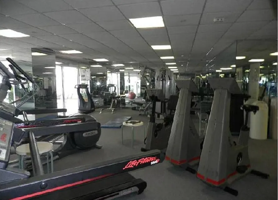 Apt building indoor gym