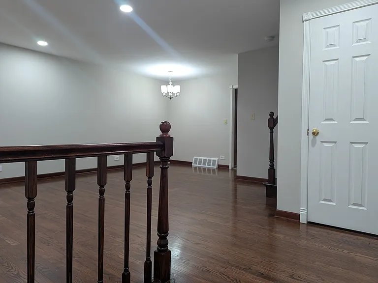 Main floor living and dining room