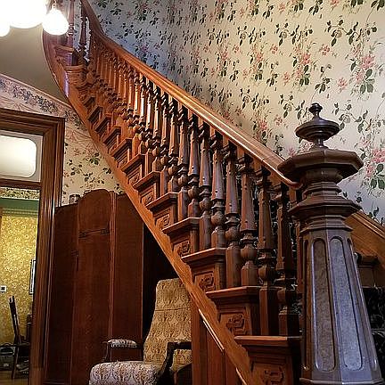 Grand foyer with stairway