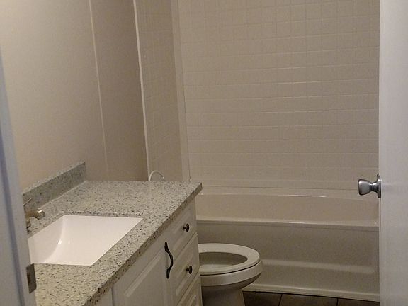 Second Bath with tile floor