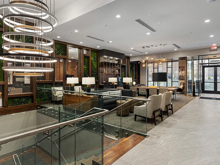 Leasing Lobby Stairs