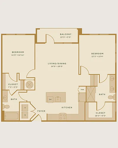 Floor plan Glider