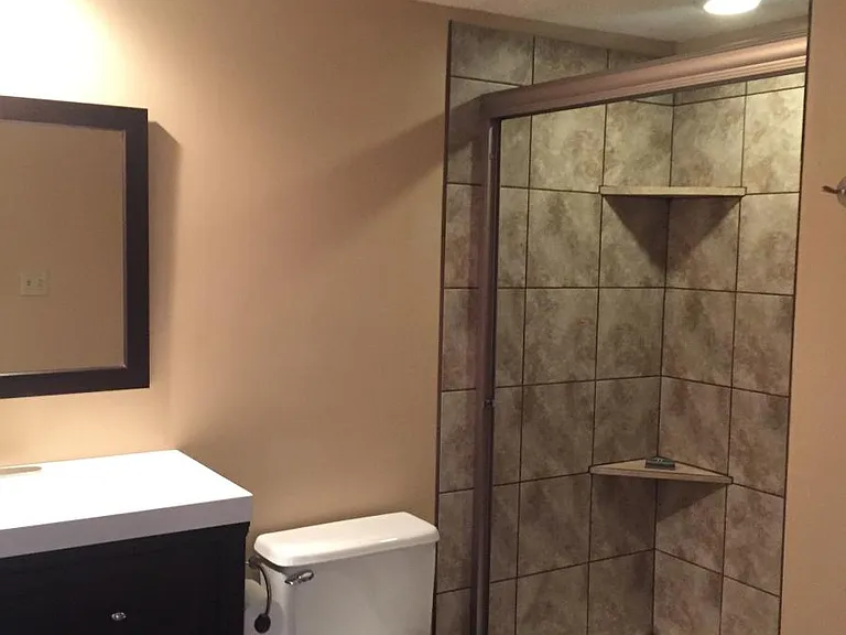 All new Bathroom upstairs