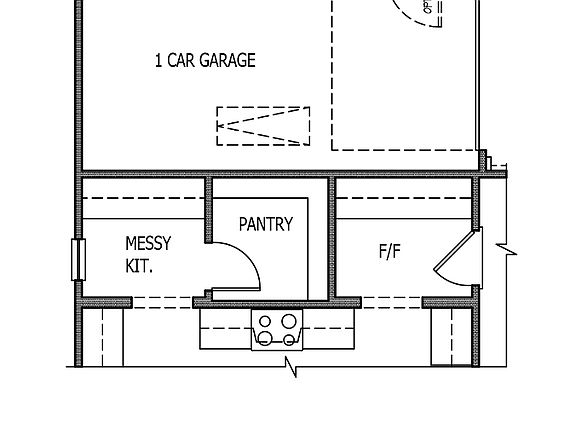 Optional 1-Car, Front-Load Garage