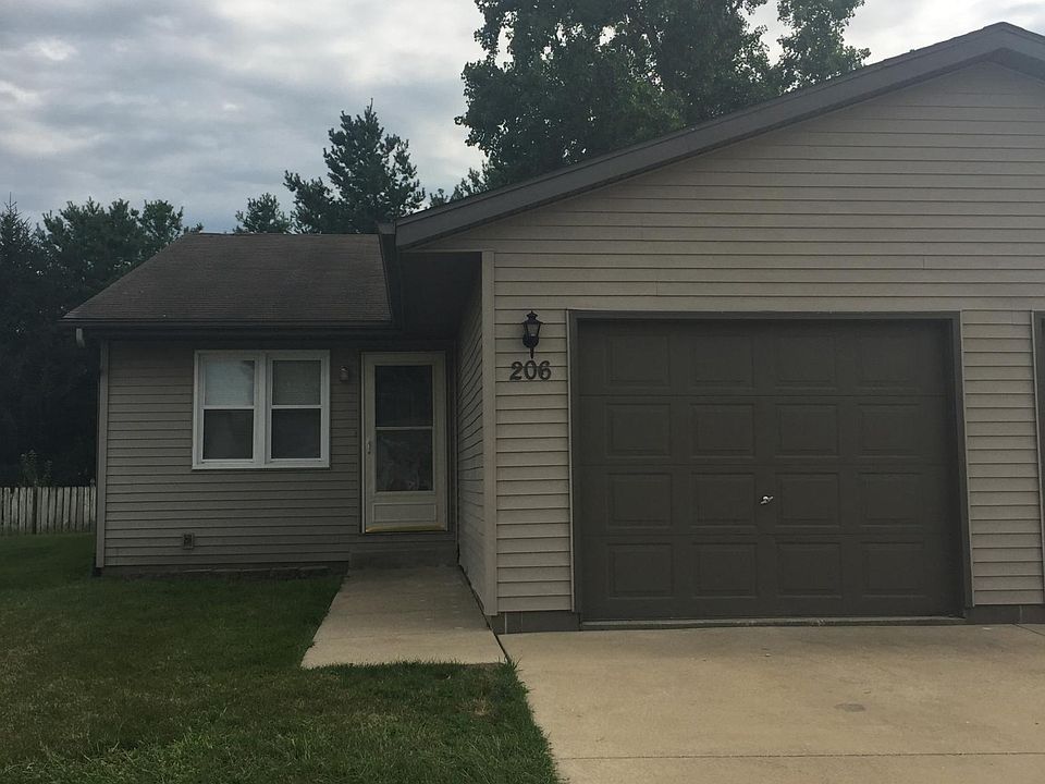 Front of Duplex - Backs up to Park