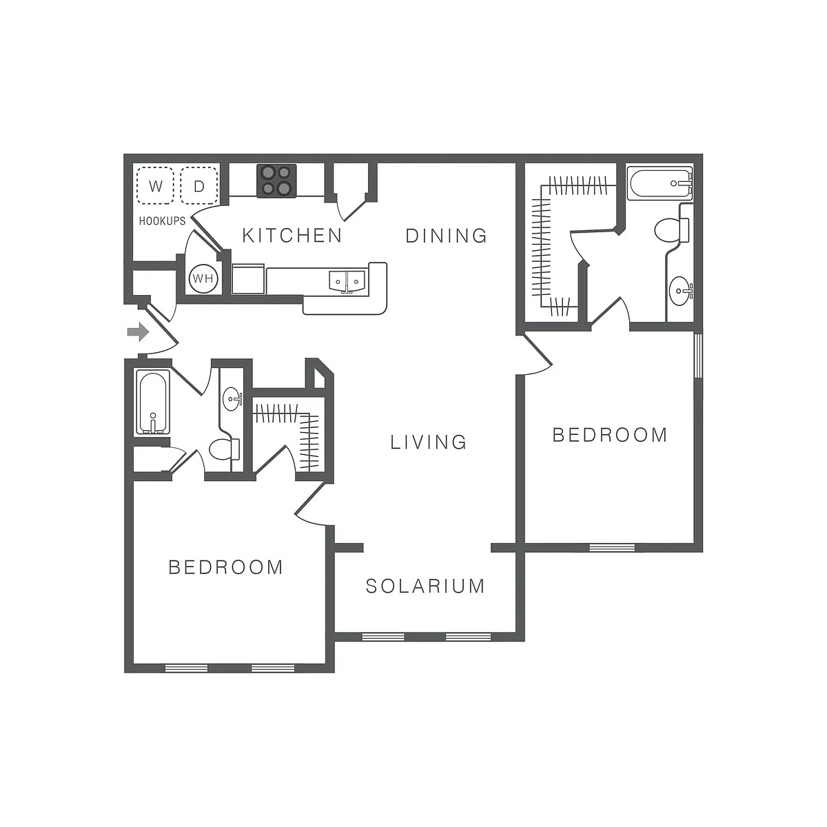 Floor plan B1SR