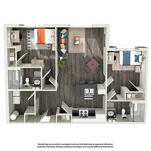 Floor plan 2X2