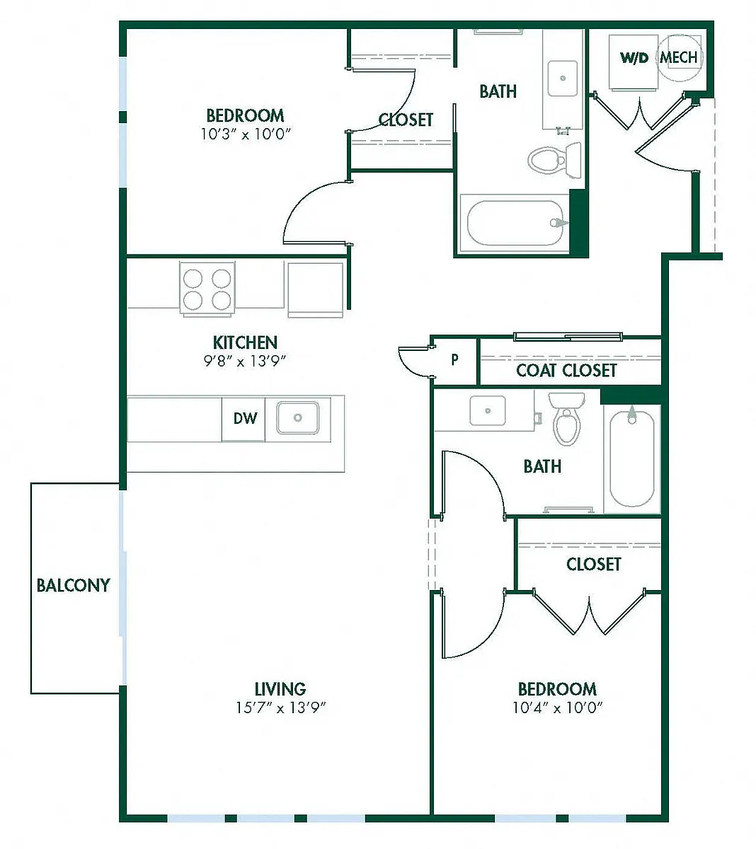 Floor plan B3