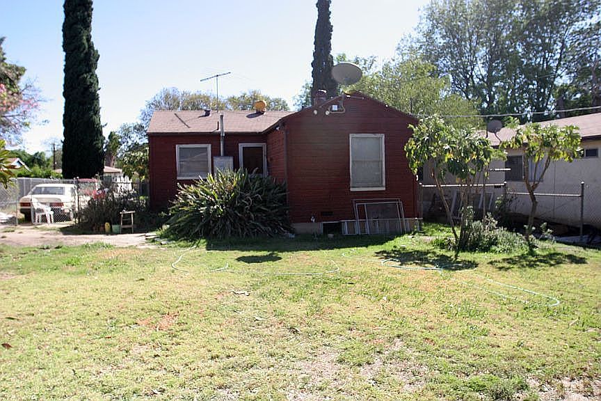 Back of house and yard