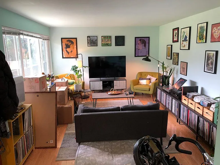 Similar unit with midcentury vibe.