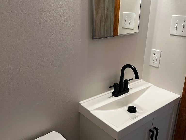 Downstairs half bath