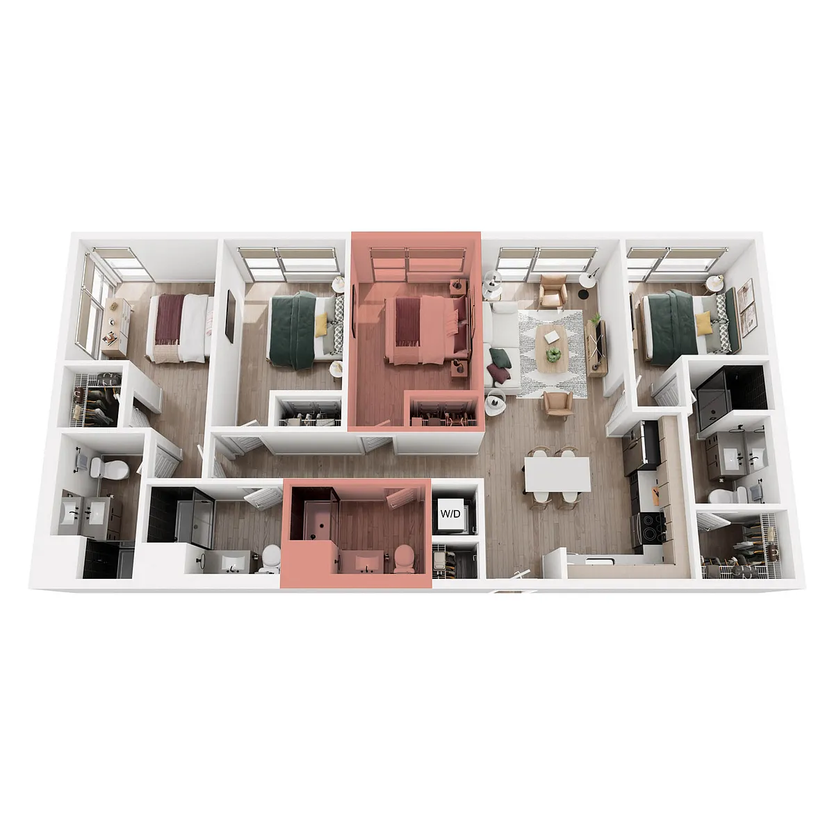 Floor plan D1C
