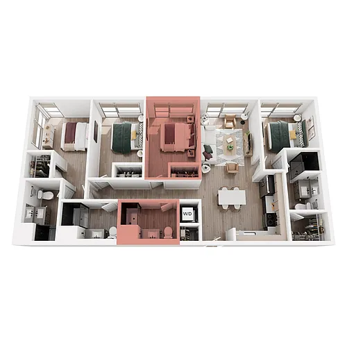 Floor plan D1C