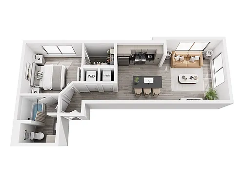 Floor plan A3 Renovated
