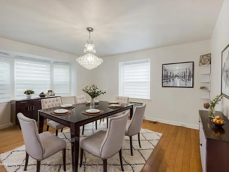 Sun filled dining room