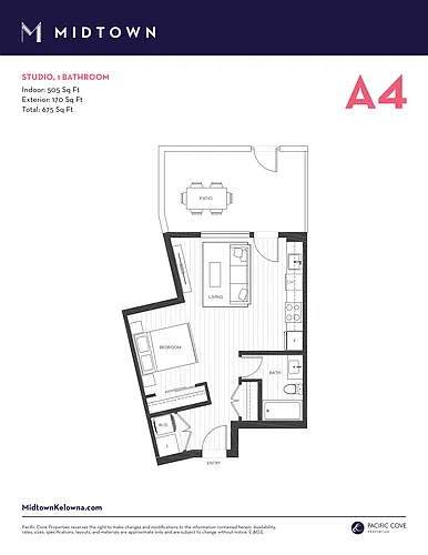 Floor plan Studio