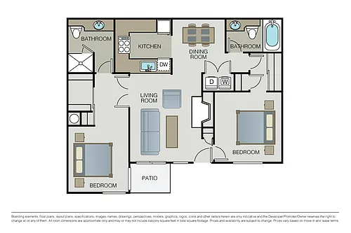 Floor plan Plan 2B