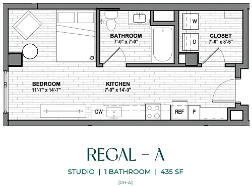 Floor plan Regal - A
