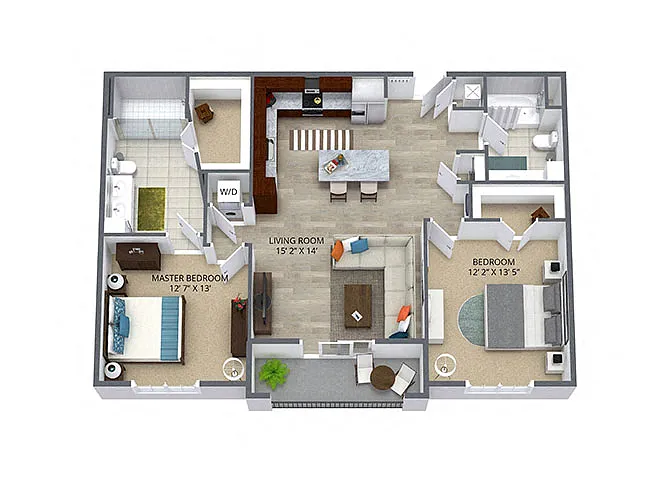 Floor plan Pebble Beach