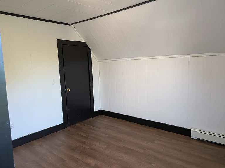 Master bedroom facing the door to the main entrance.