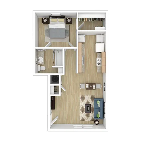 Floor plan 1X1