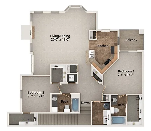Floor plan Swan