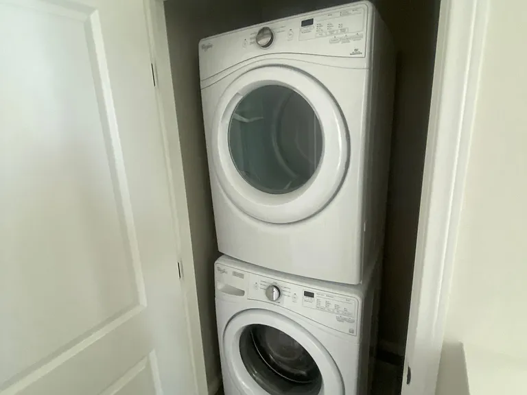 In unit washer and dryer