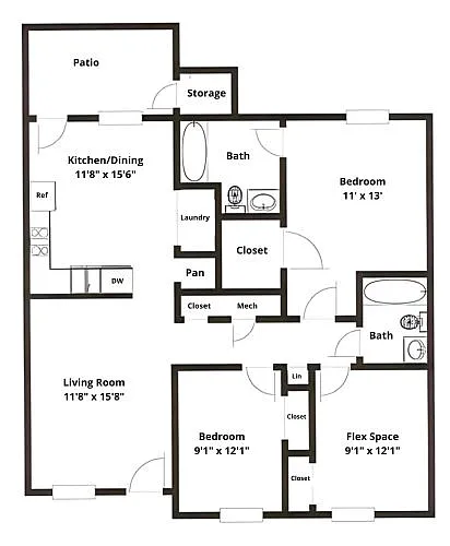 Floor plan C2 Flex