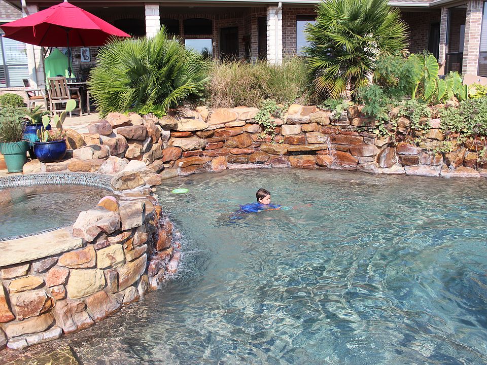 Pool area/back of house