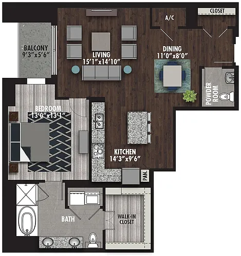 Floor plan EJ