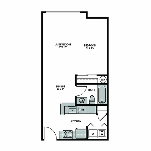 Floor plan Studio Interior
