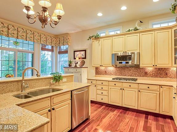 Kitchen with new stainless steel appliances