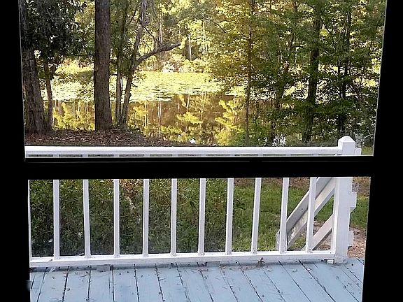 Looking out the front door